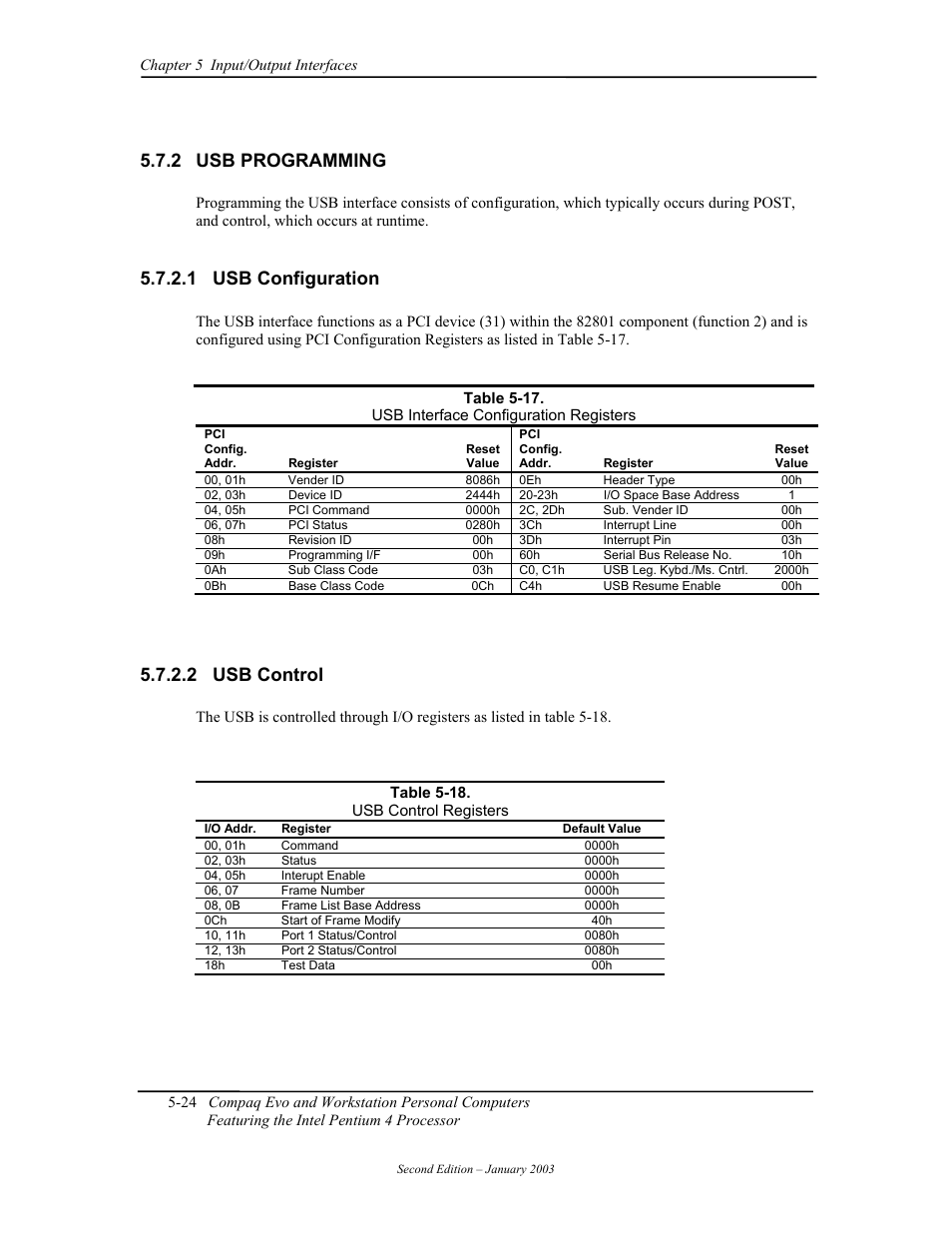 Usb programming, Usb configuration, Usb control | 2 usb programming, 1 usb configuration, 2 usb control | Compaq W4000 User Manual | Page 111 / 229