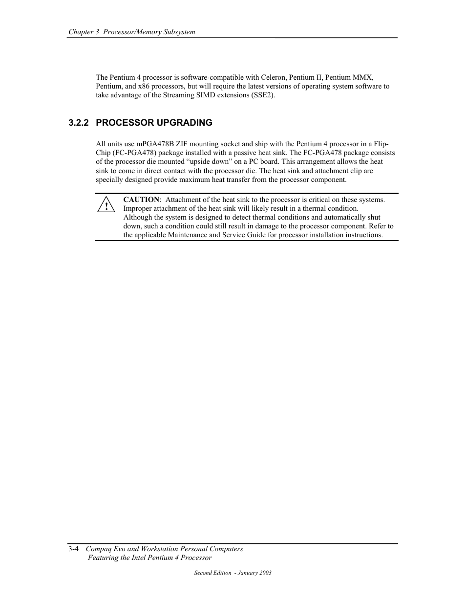 Processor upgrading | Compaq W4000 User Manual | Page 50 / 229