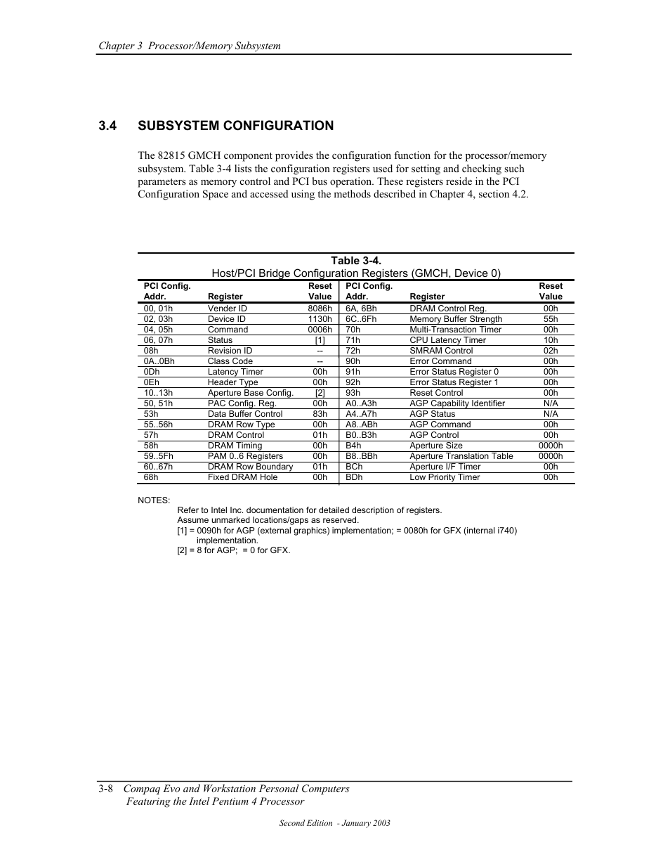 Subsystem configuration, 4 subsystem configuration | Compaq W4000 User Manual | Page 54 / 229