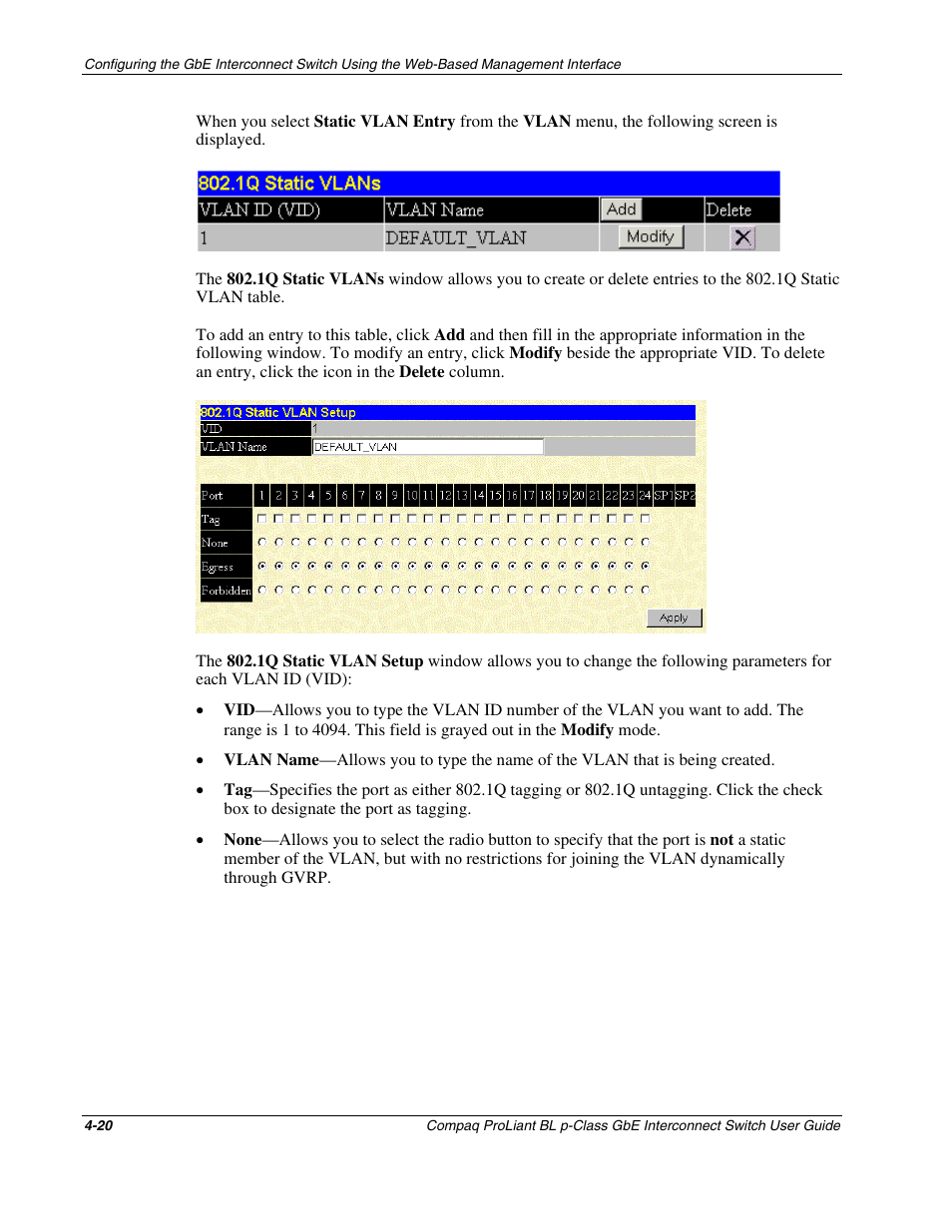 Compaq ProLiant Interconnect Switch User Manual | Page 116 / 207