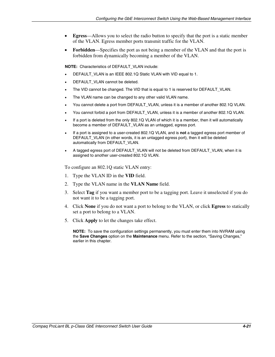 Compaq ProLiant Interconnect Switch User Manual | Page 117 / 207