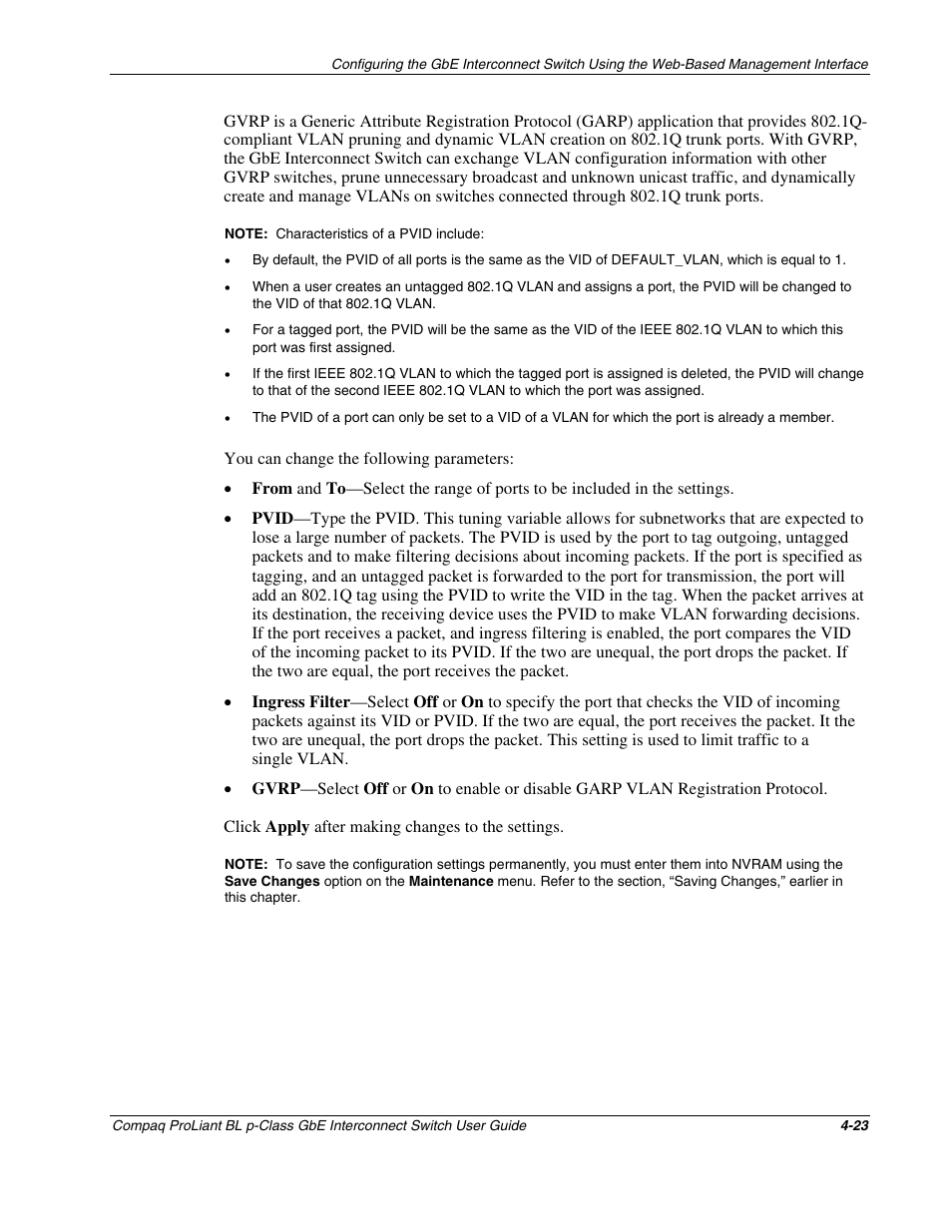 Compaq ProLiant Interconnect Switch User Manual | Page 119 / 207