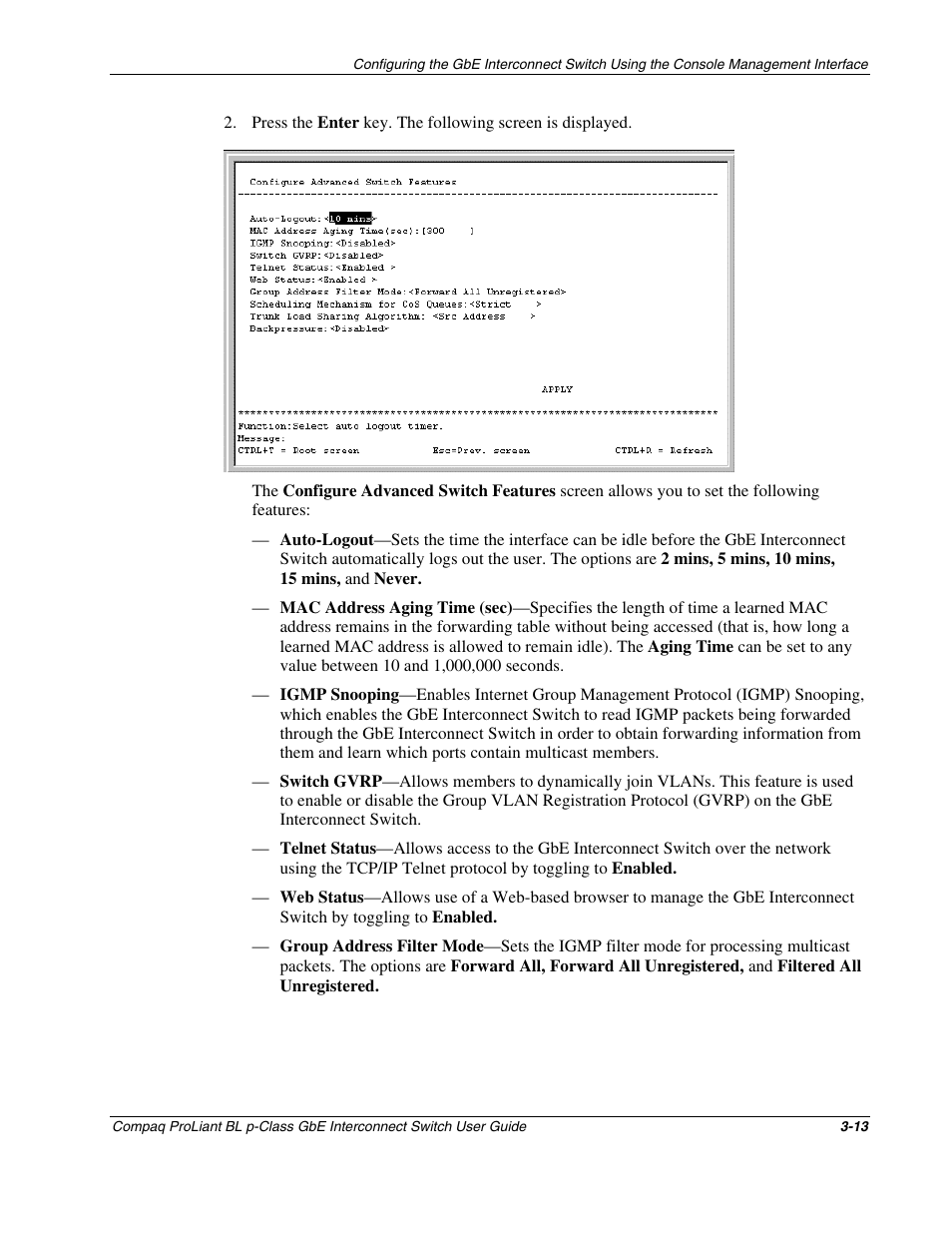 Compaq ProLiant Interconnect Switch User Manual | Page 49 / 207