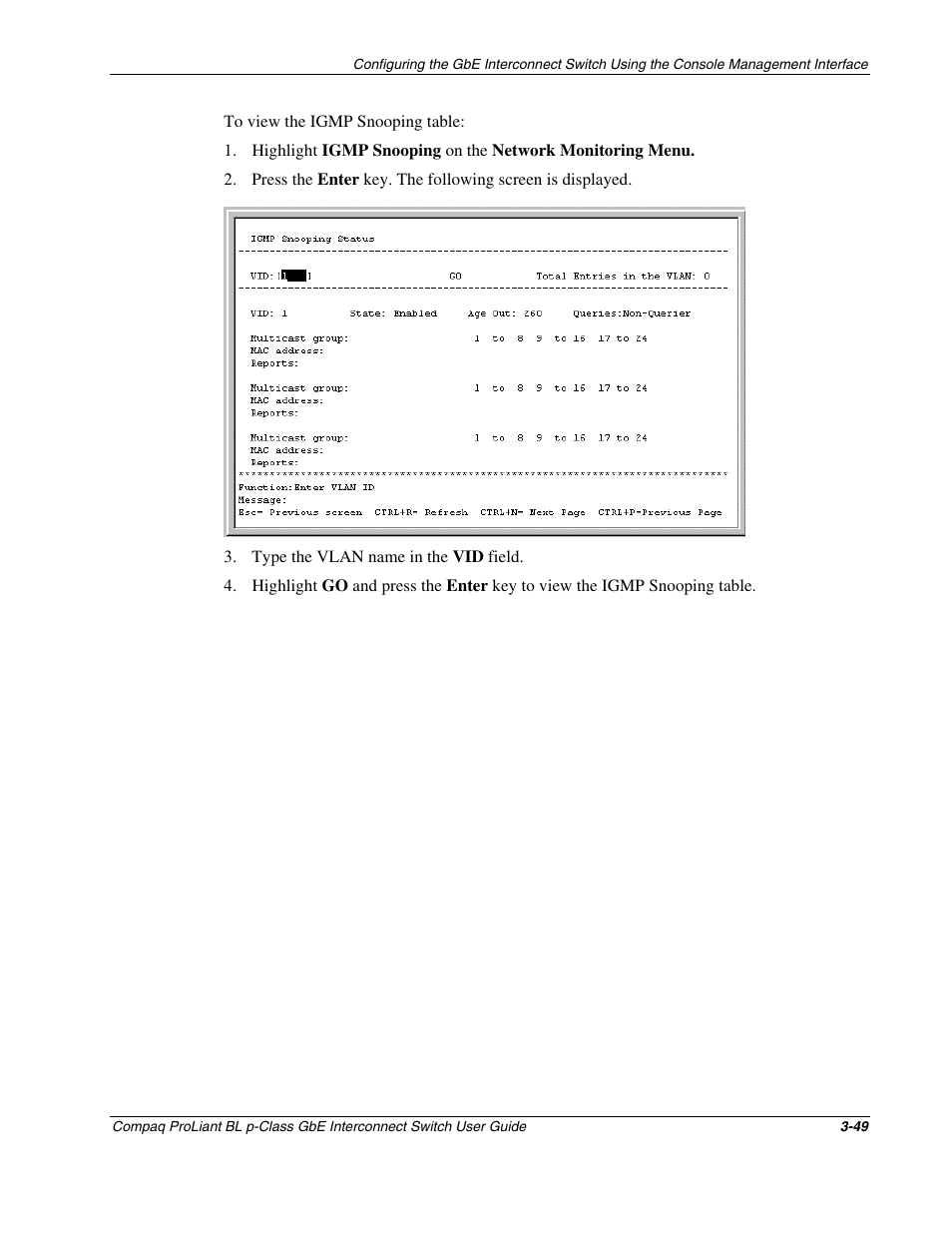 Compaq ProLiant Interconnect Switch User Manual | Page 85 / 207