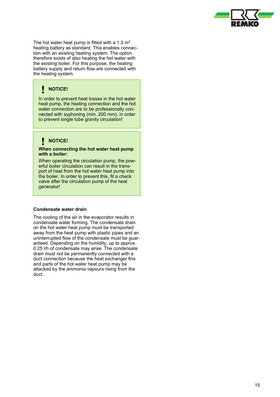 REMKO RBW 300 PV User Manual | Page 15 / 48