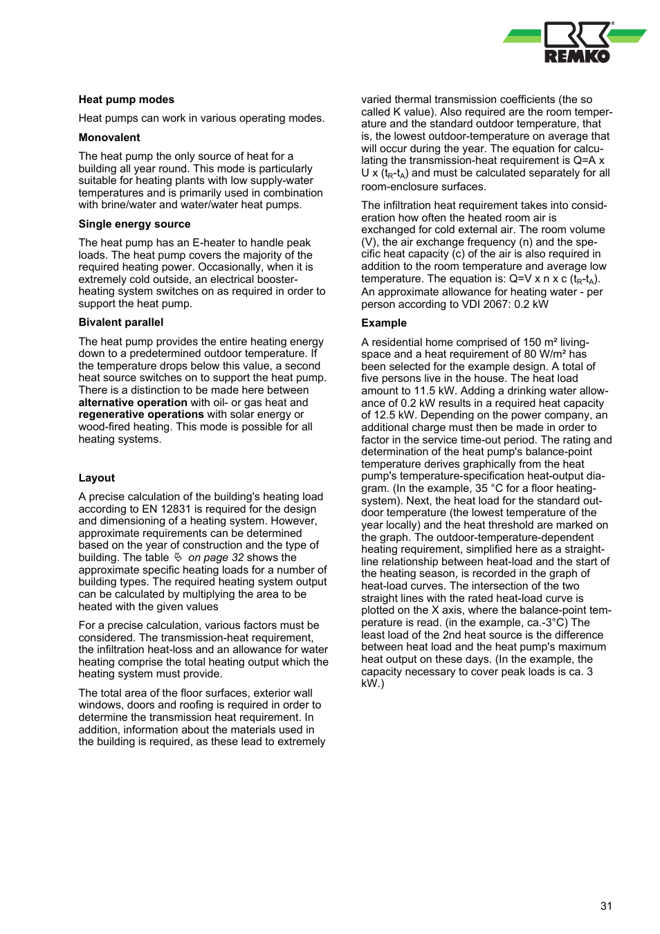 REMKO WKF 85 User Manual | Page 31 / 96
