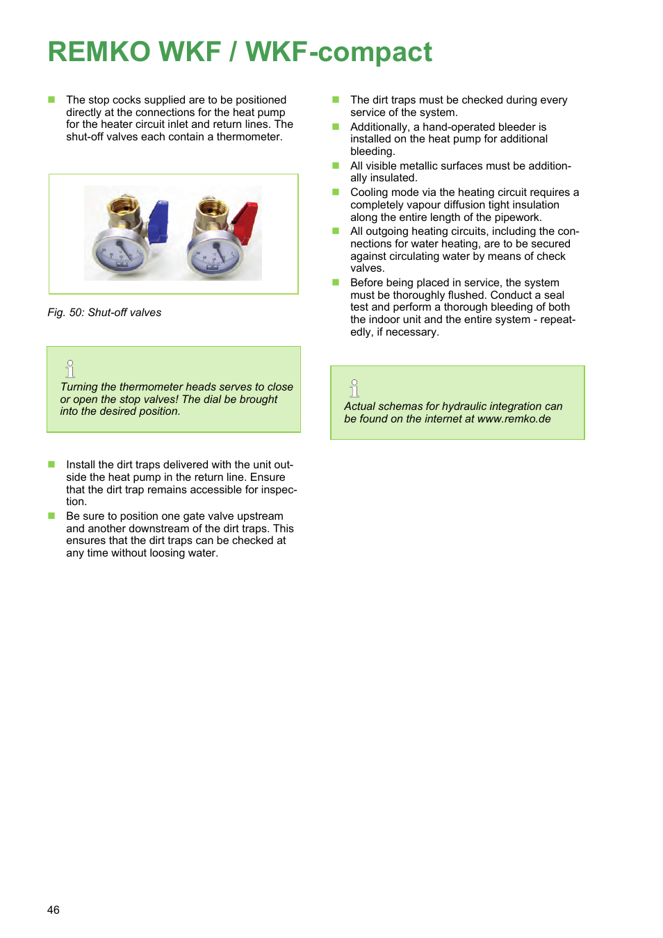 Remko wkf / wkf-compact | REMKO WKF 85 User Manual | Page 46 / 96