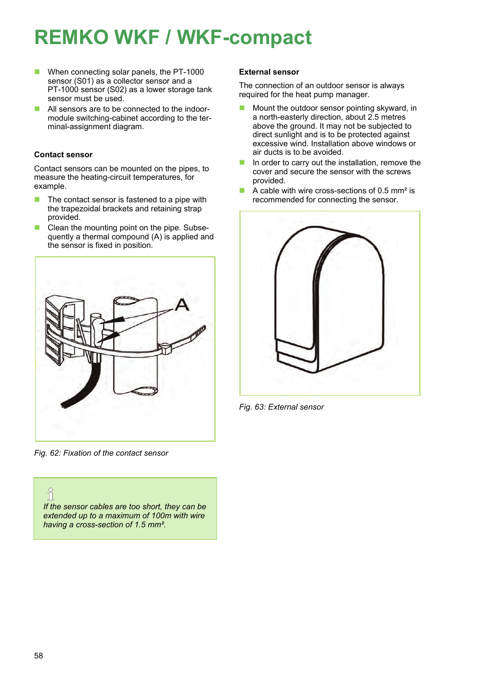 Remko wkf / wkf-compact | REMKO WKF 85 User Manual | Page 58 / 96