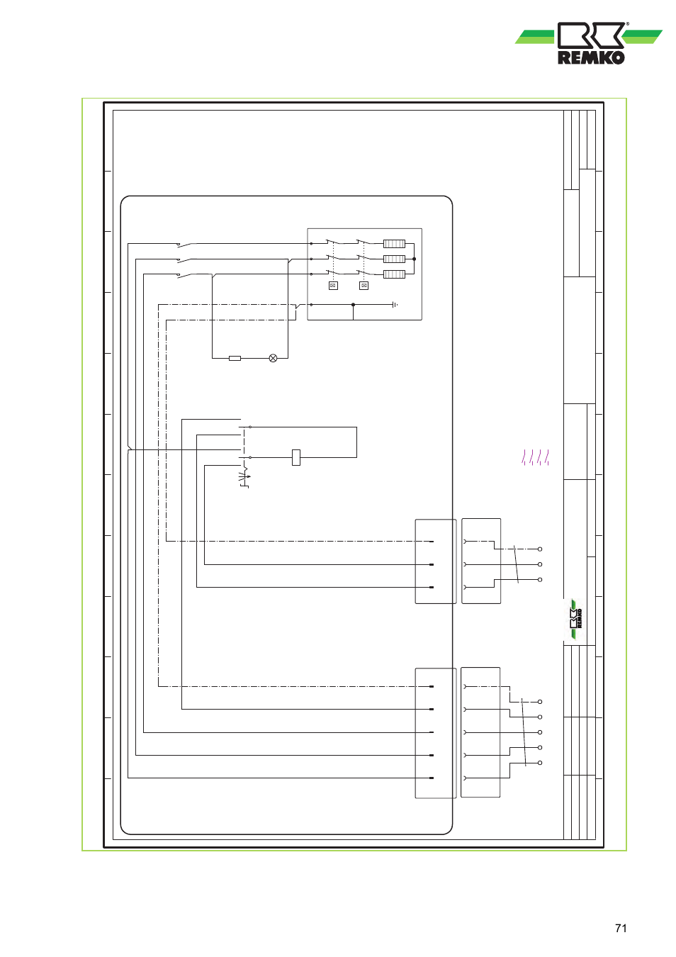 Bl at t t ite l pr oj ek t t ite l 1.2 | REMKO WKF 85 User Manual | Page 71 / 96