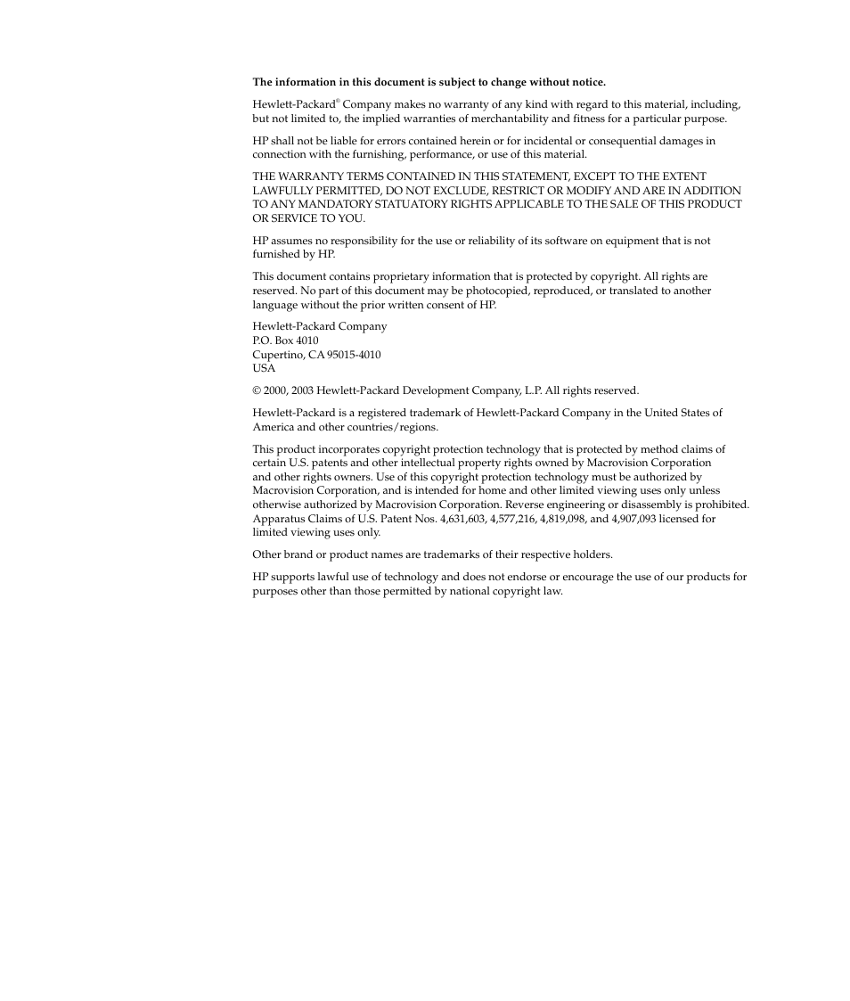 Compaq PRESARIO S0000 User Manual | Page 3 / 123