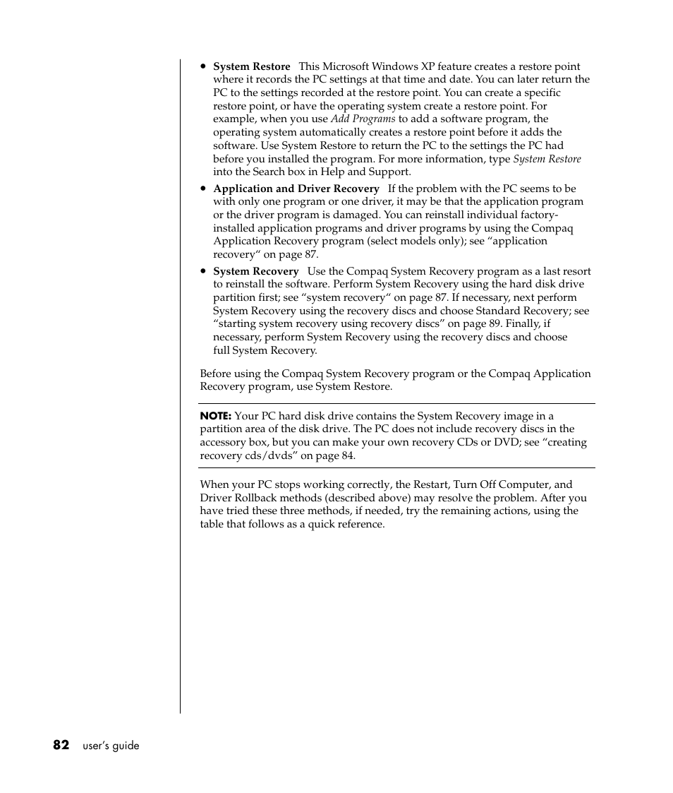 Compaq PRESARIO S0000 User Manual | Page 89 / 123