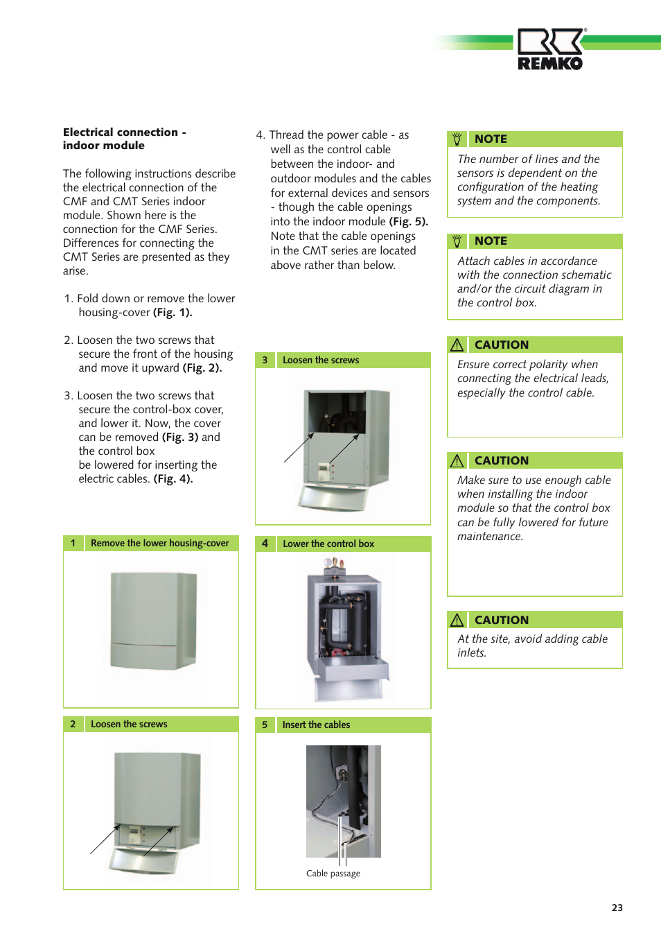 REMKO CMF-120-1P User Manual | Page 23 / 68