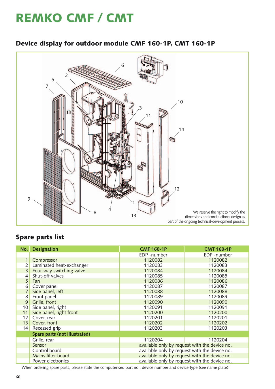 Remko cmf / cmt | REMKO CMF-120-1P User Manual | Page 60 / 68