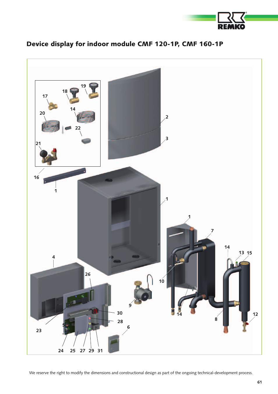 REMKO CMF-120-1P User Manual | Page 61 / 68