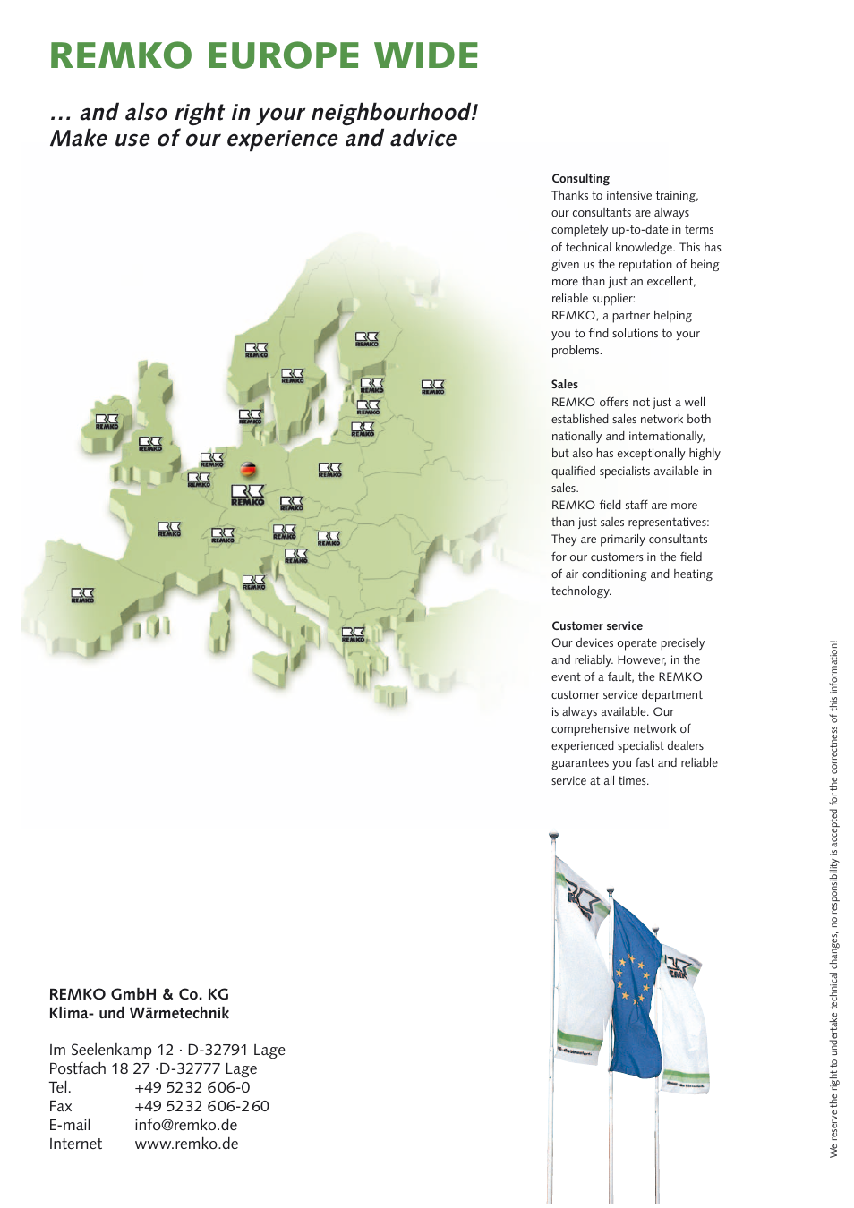 Remko europe wide | REMKO CMF-80 v.1 User Manual | Page 12 / 12