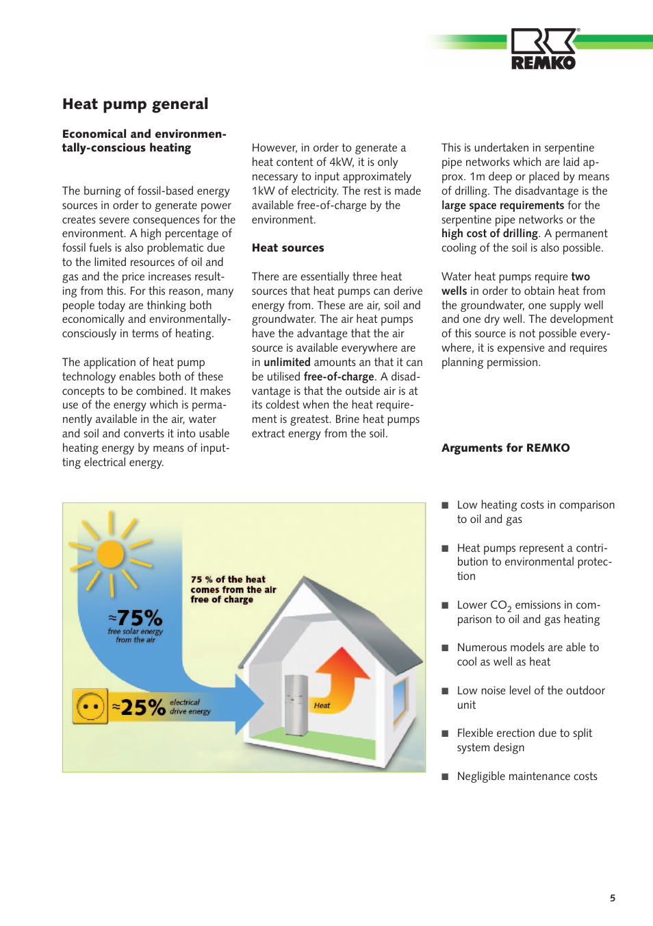 Heat pump general | REMKO CMF-80 v.2 User Manual | Page 5 / 44