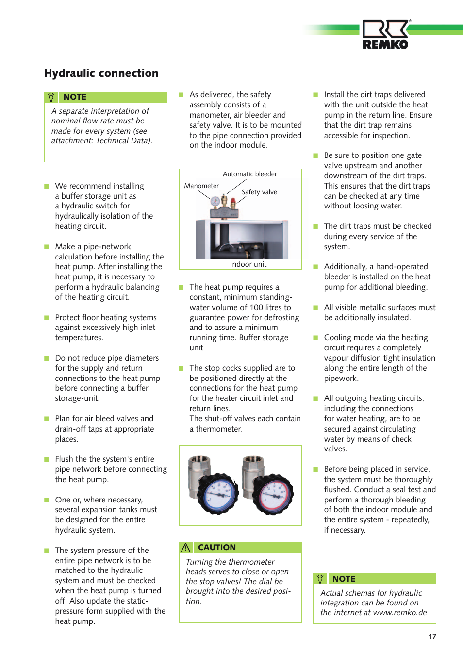 Hydraulic connection | REMKO CMF 320 Duo User Manual | Page 17 / 60