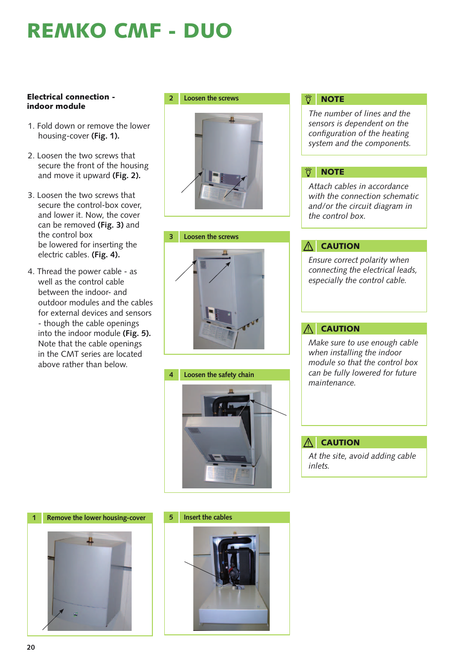 Remko cmf - duo | REMKO CMF 320 Duo User Manual | Page 20 / 60