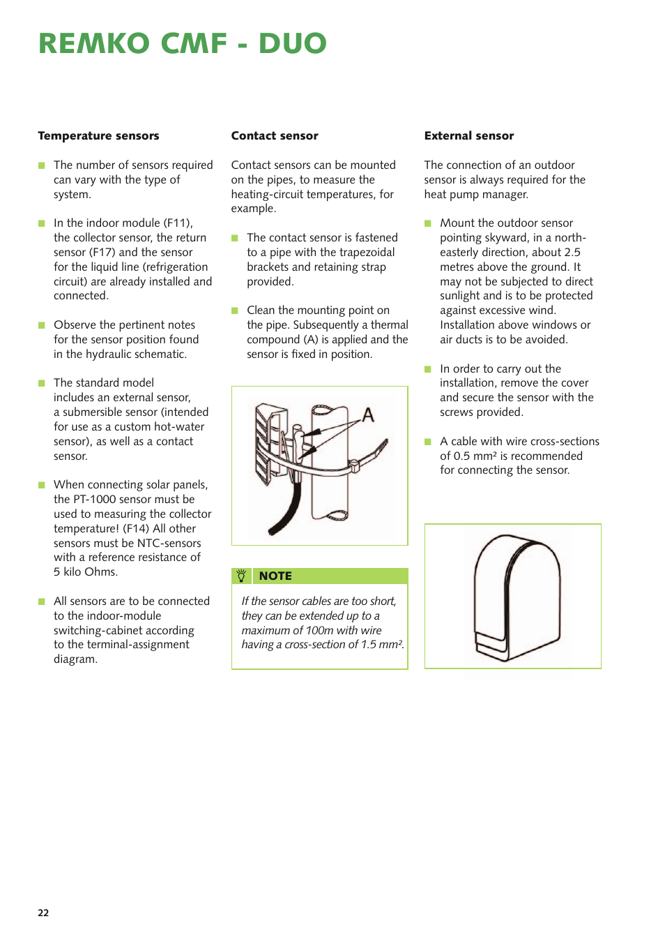 Remko cmf - duo | REMKO CMF 320 Duo User Manual | Page 22 / 60