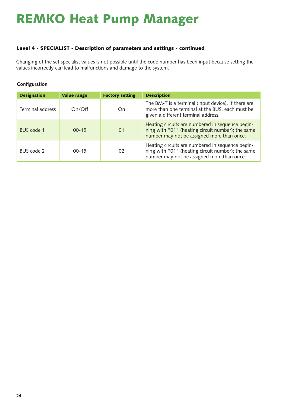 Remko heat pump manager | REMKO Multi-talent Plus User Manual | Page 24 / 64