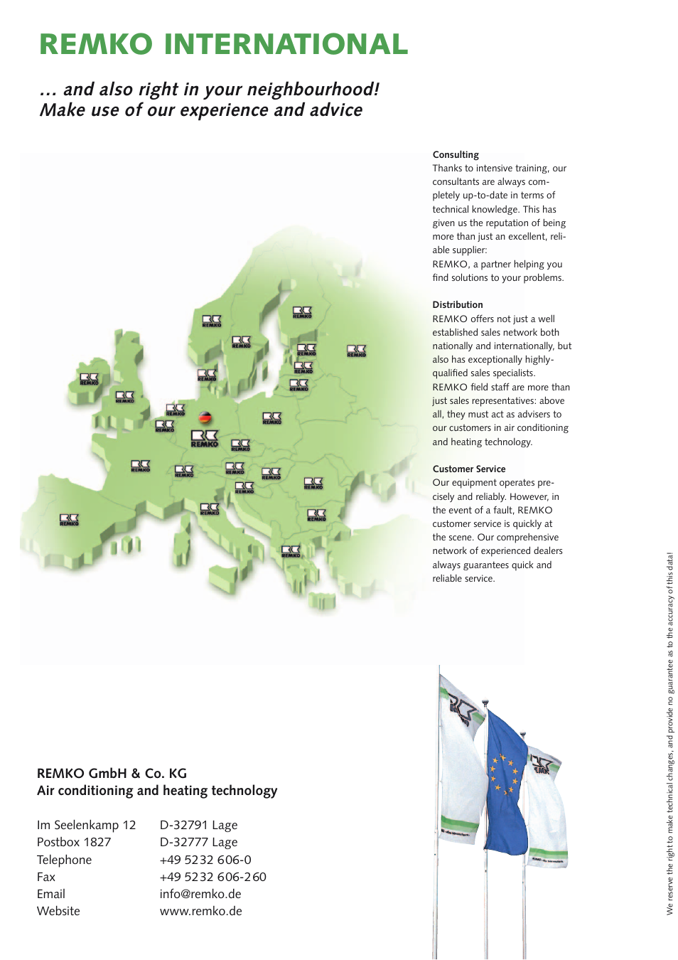 Remko international | REMKO Multi-talent Plus User Manual | Page 64 / 64