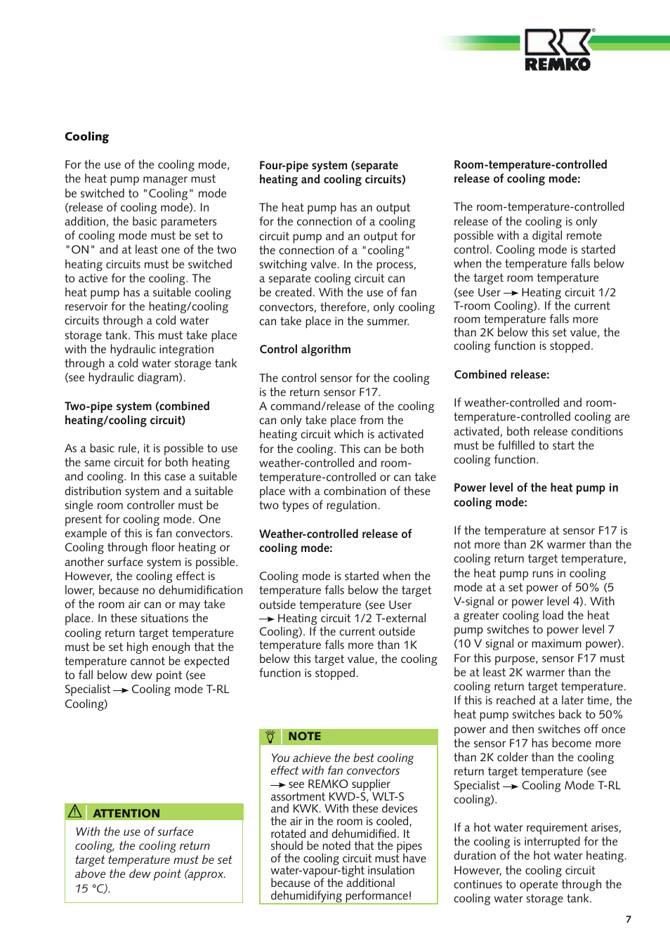 REMKO Multi-talent User Manual | Page 7 / 72