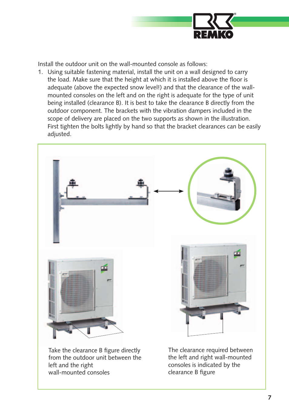 REMKO Condensate Catch Tray With Oil Separator User Manual | Page 7 / 20