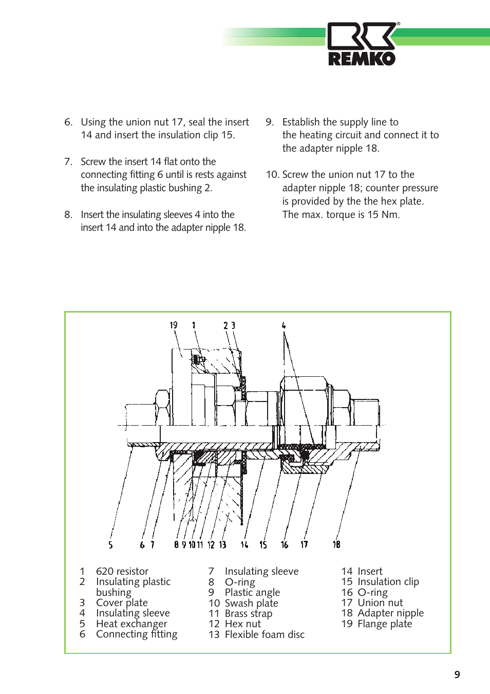 Remko, Fin-tube heat exchanger | REMKO Fin-tube heat exchanger User Manual | Page 9 / 16