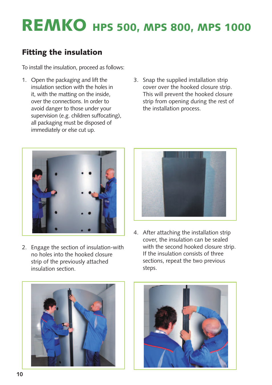 Remko | REMKO HPS500 User Manual | Page 10 / 20