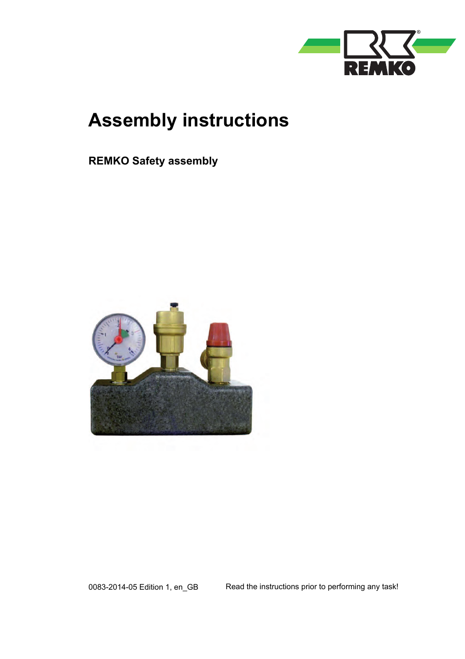 REMKO Safety assembly User Manual | 12 pages