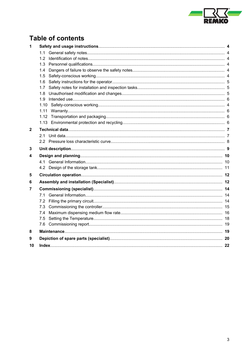 REMKO EFS 25 User Manual | Page 3 / 24