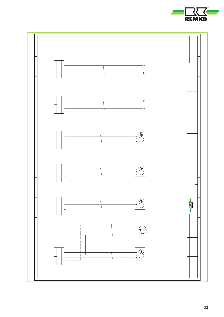 Sheet title project title 1.0, Actuators edition customer:remko, Wkf-duo project | REMKO WKF-120-180Duo Electrical wiring User Manual | Page 33 / 44