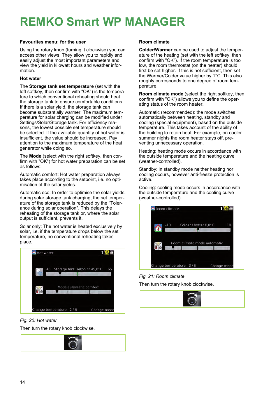 Remko smart wp manager | REMKO WPM-Smart-Control-Manual for specialists-WKF-085 User Manual | Page 14 / 84