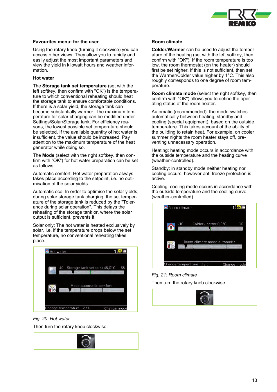 REMKO WPM-Smart-Control-Manual for specialists-WKF-120 User Manual | Page 13 / 100