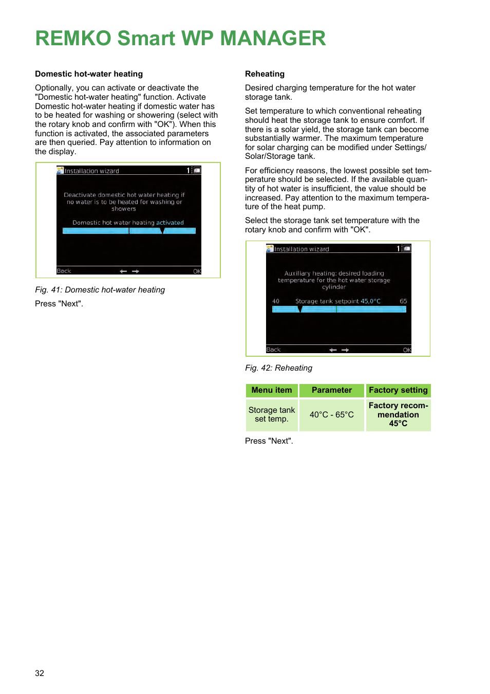Remko smart wp manager | REMKO WPM-Smart-Control-Manual for specialists-WKF-120 User Manual | Page 32 / 100