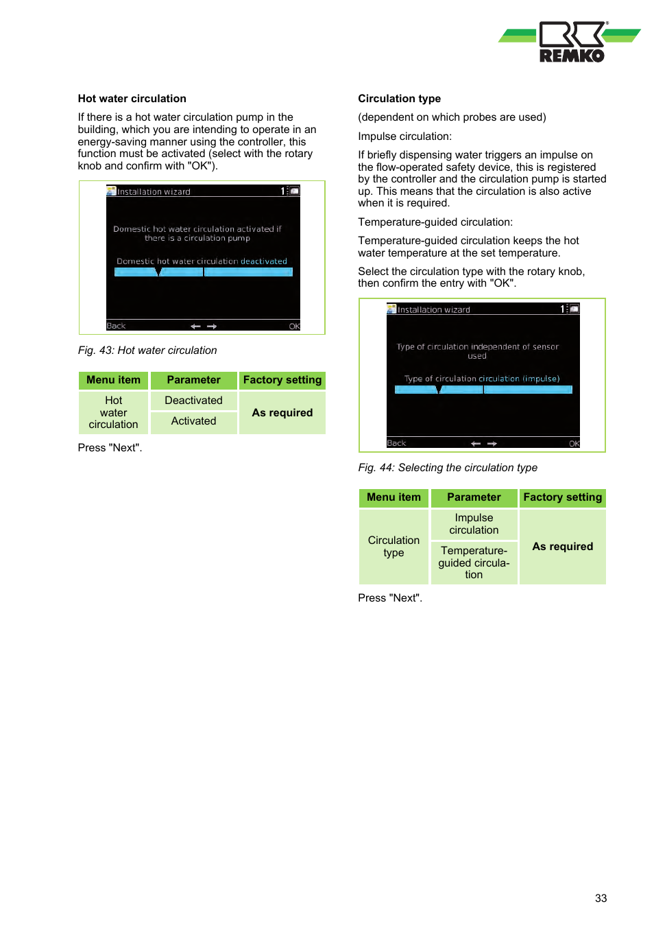REMKO WPM-Smart-Control-Manual for specialists-WKF-120 User Manual | Page 33 / 100