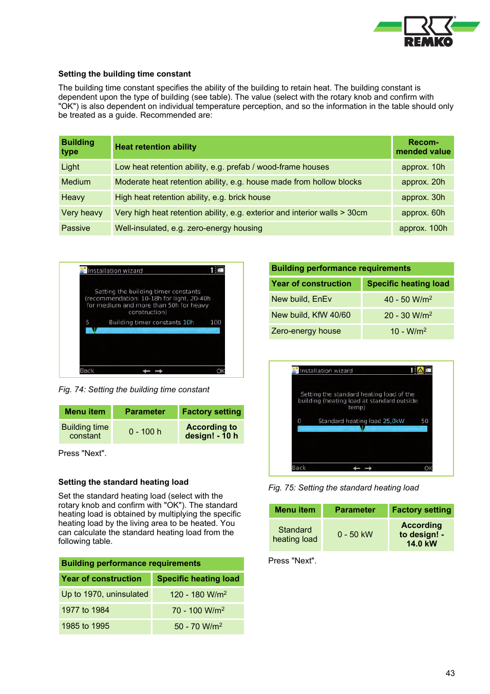 REMKO WPM-Smart-Control-Manual for specialists-WKF-120 User Manual | Page 43 / 100