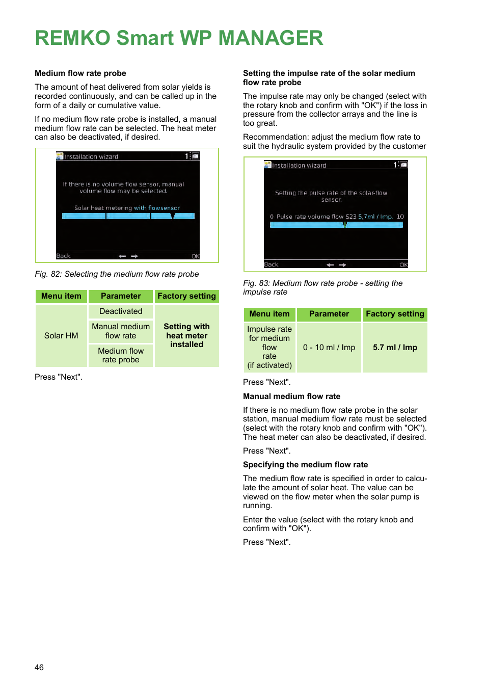 Remko smart wp manager | REMKO WPM-Smart-Control-Manual for specialists-WKF-120 User Manual | Page 46 / 100