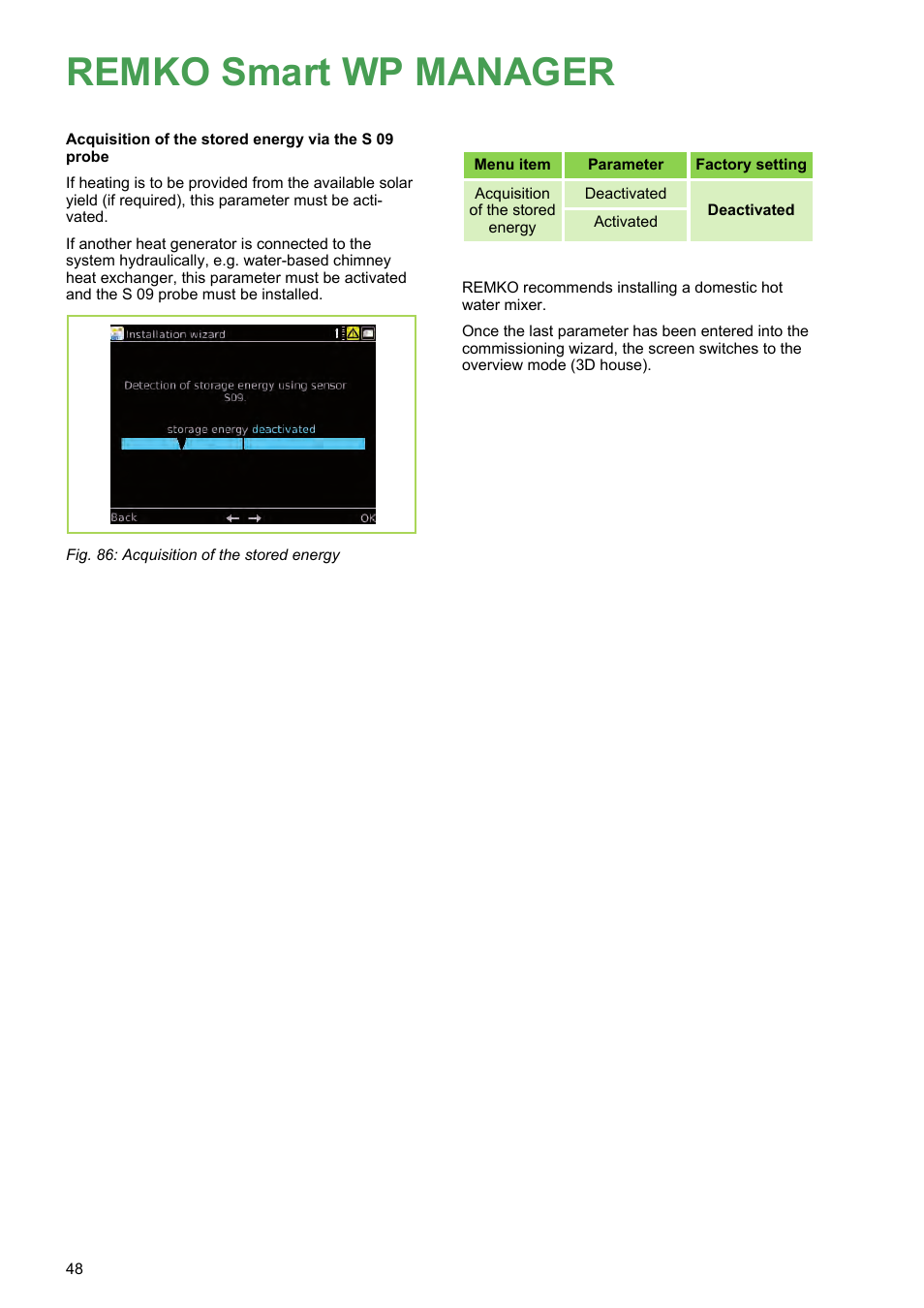 Remko smart wp manager | REMKO WPM-Smart-Control-Manual for specialists-WKF-120 User Manual | Page 48 / 100