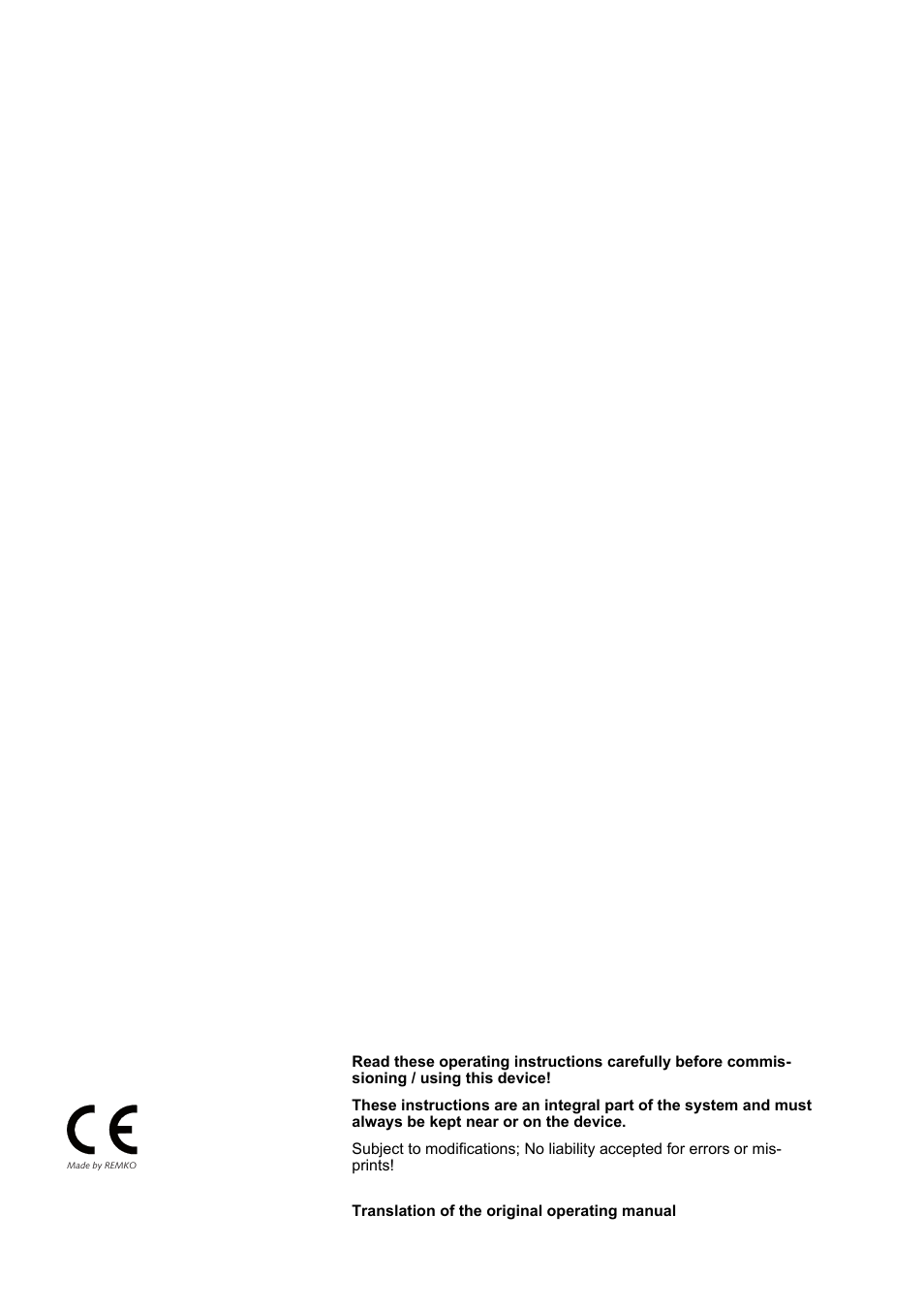 REMKO WPM-Smart-Control-Manual for users-WKF-180 User Manual | Page 2 / 36