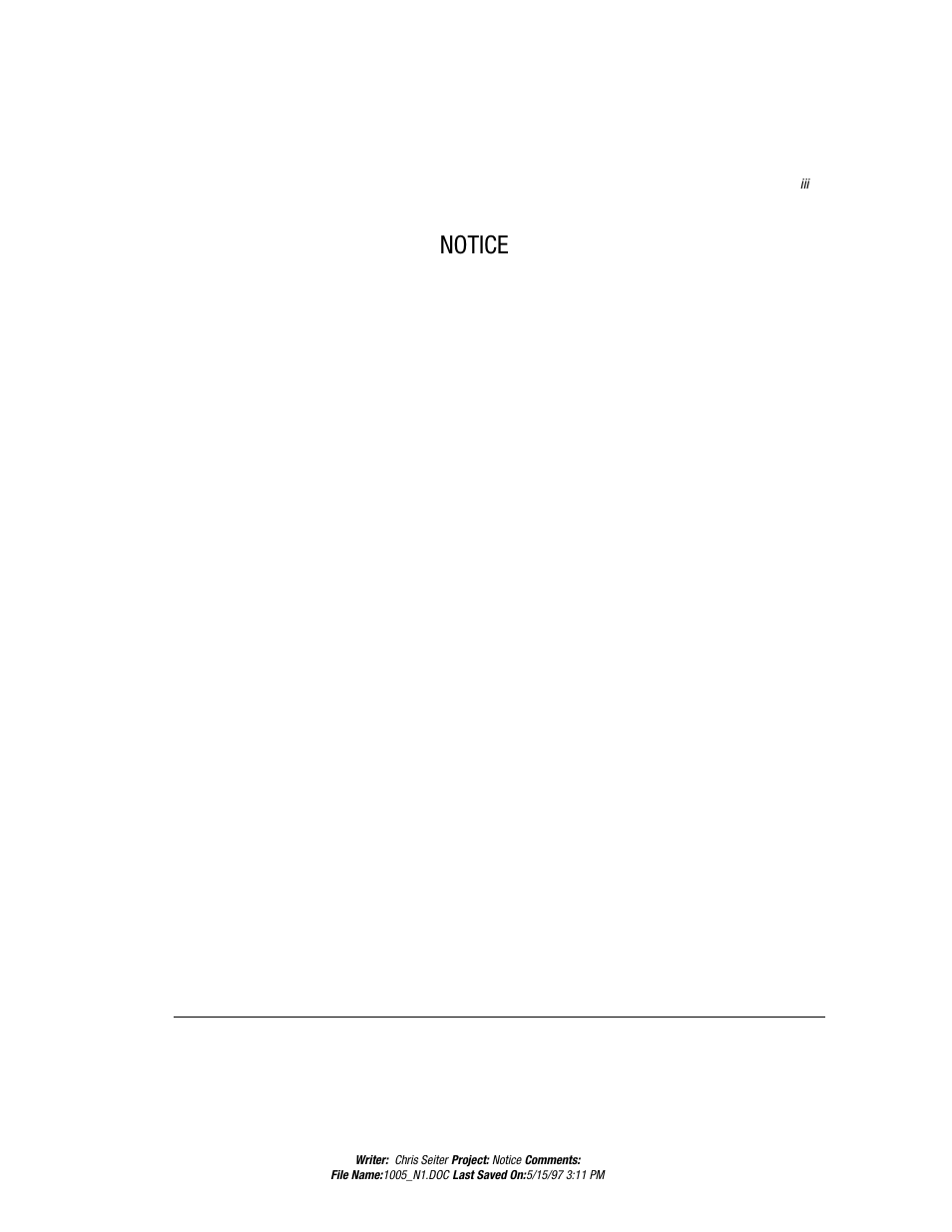 Notice | Compaq Netelligent 1005 User Manual | Page 2 / 14