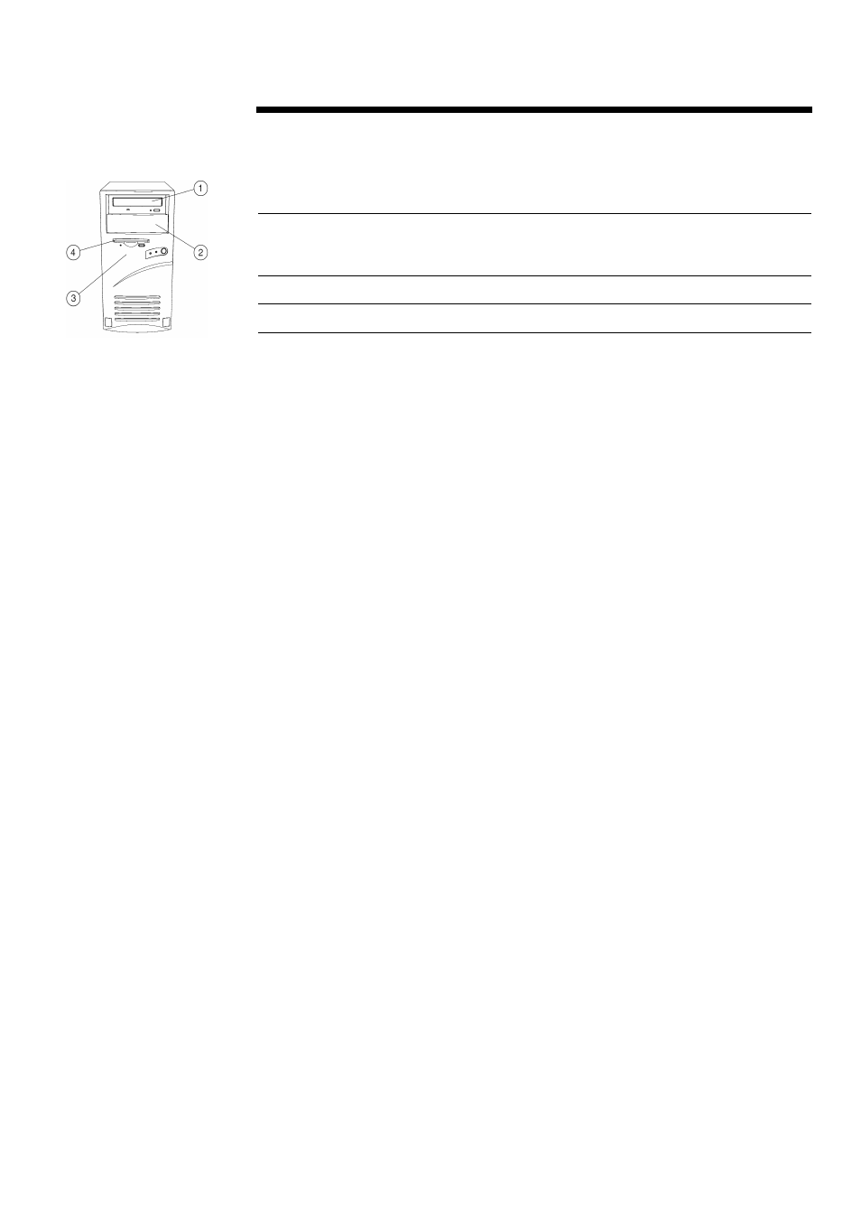 Uick, Pecs, Storage | Compaq prosignia desktop 320 configured to order, 320 d, R i v e | Compaq PRESIGNIA DESKTOP COMPUTER 320 User Manual | Page 7 / 17