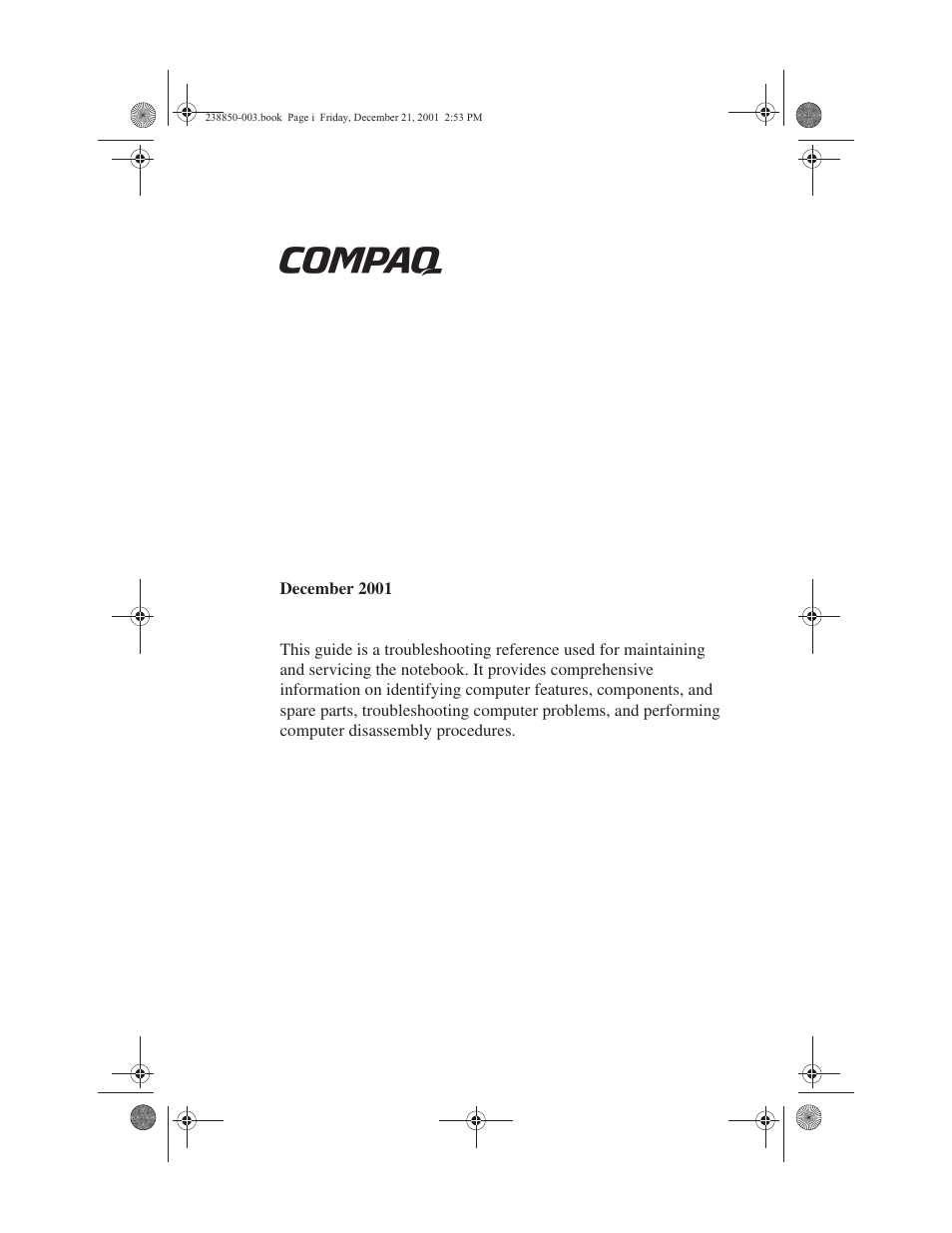 Compaq 110 User Manual | 153 pages