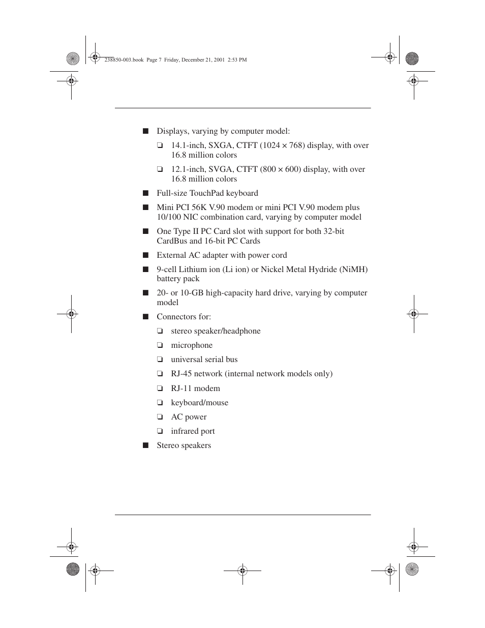 Compaq 110 User Manual | Page 12 / 153