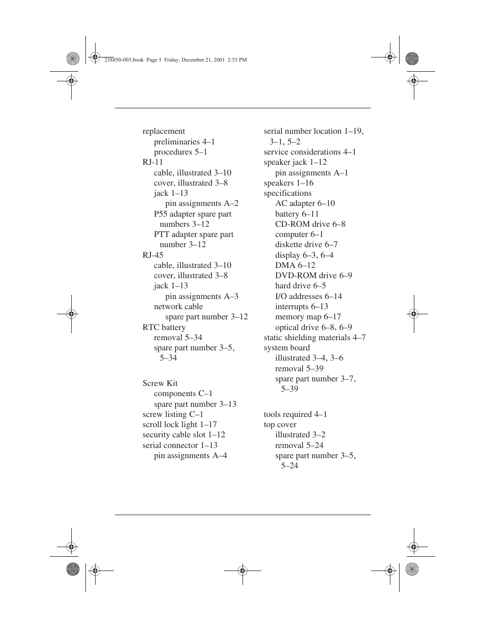 Compaq 110 User Manual | Page 152 / 153