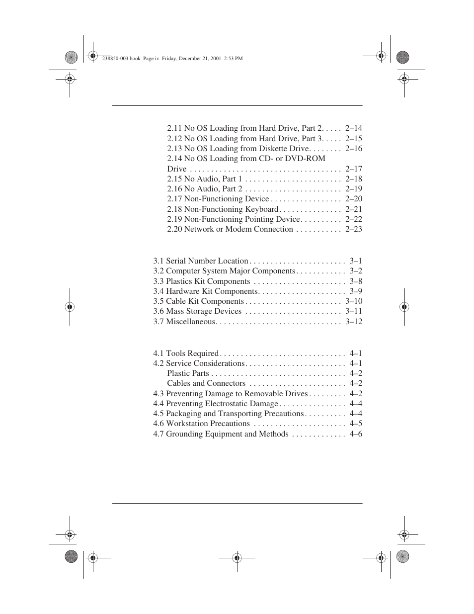 Compaq 110 User Manual | Page 4 / 153