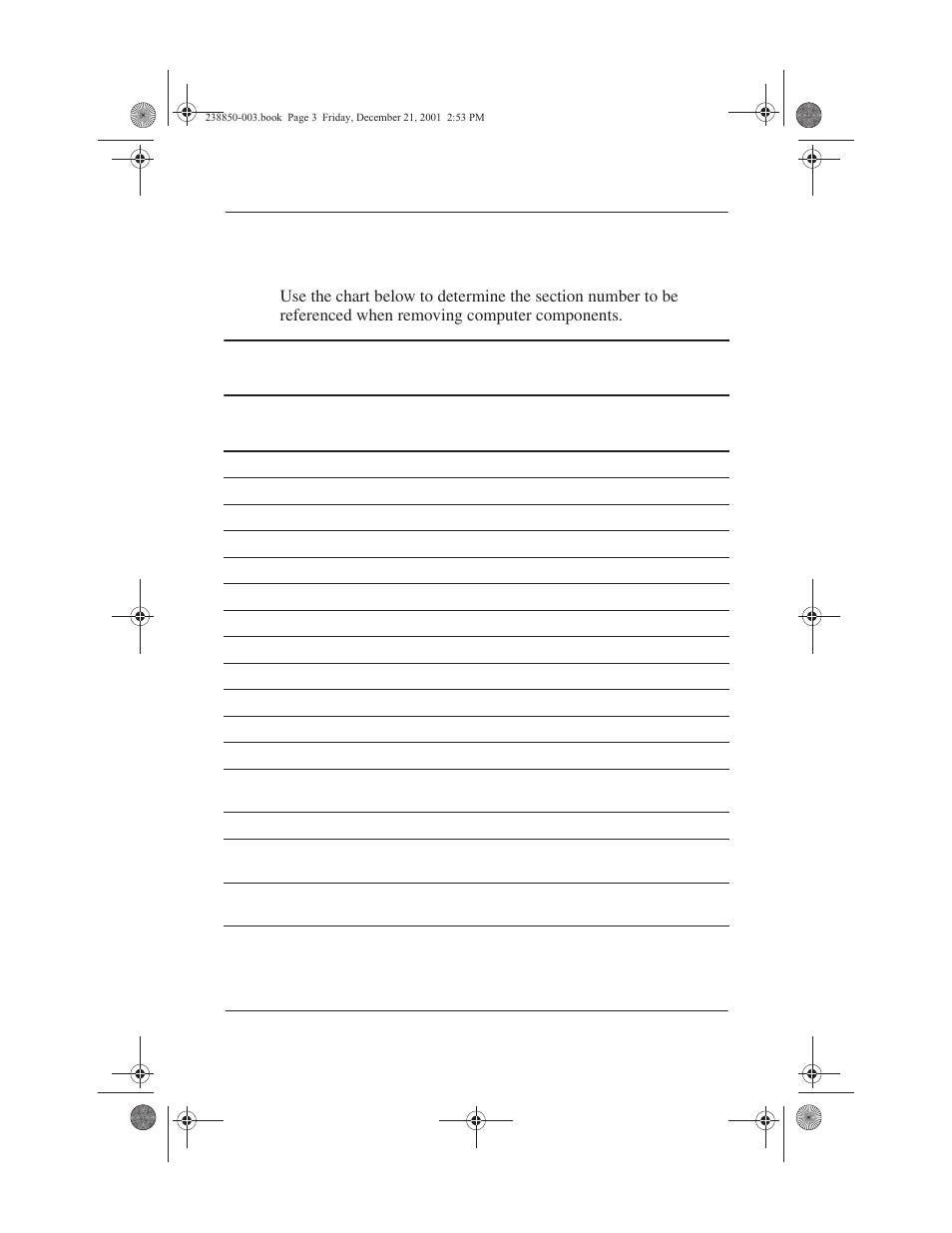 2 disassembly sequence chart, 2 disassembly sequence chart –3 | Compaq 110 User Manual | Page 71 / 153