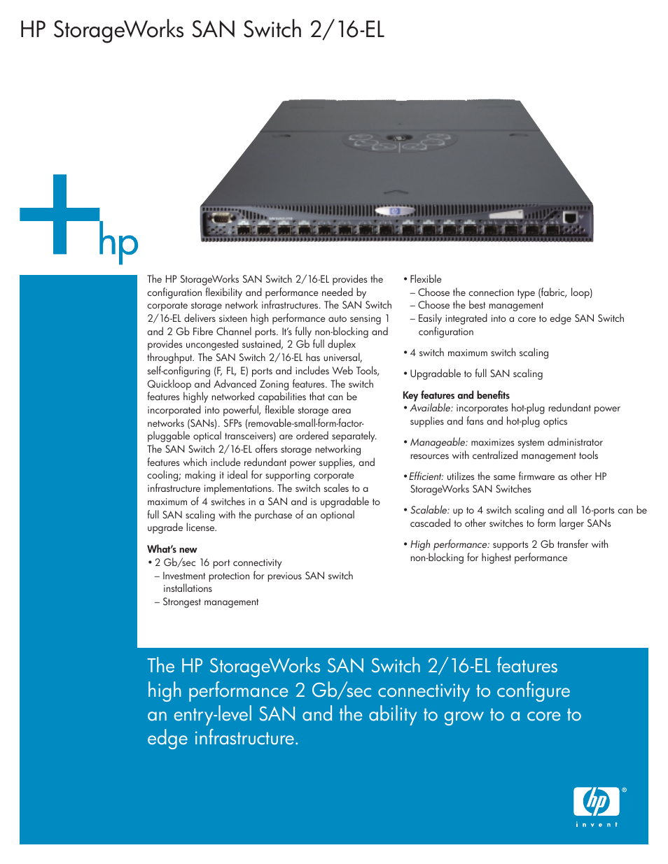 Compaq 2/16-EL User Manual | 4 pages