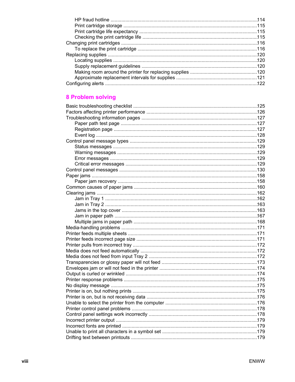 HP LaserJet 4610n User Manual | Page 10 / 246