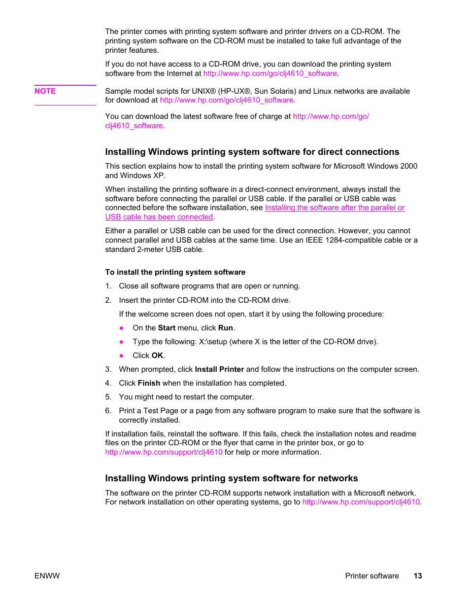 HP LaserJet 4610n User Manual | Page 25 / 246